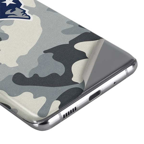 NFL New England Patriots Camo Galaxy S20 Plus Skin